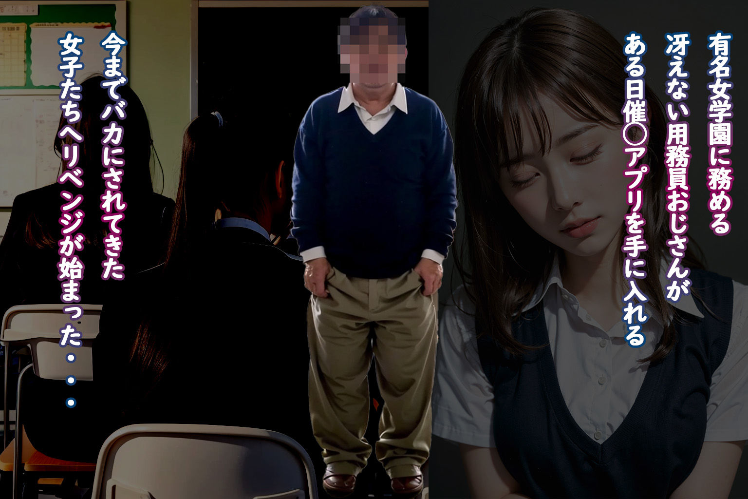 催◯リベンジ！学園1番の美人巨乳を強●操作＃3サンプル2