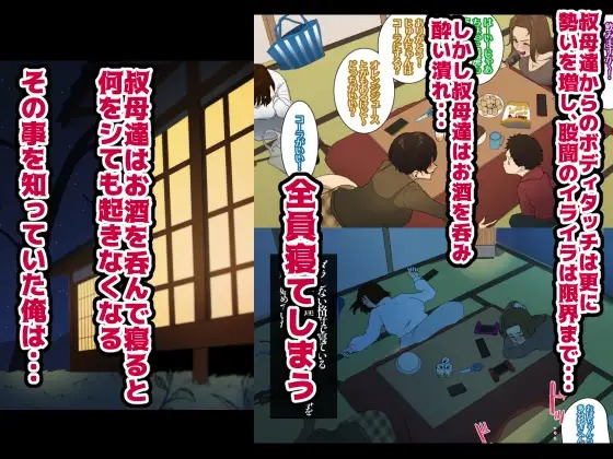 年越し 親戚の叔母ちゃん達との一夜サンプル3